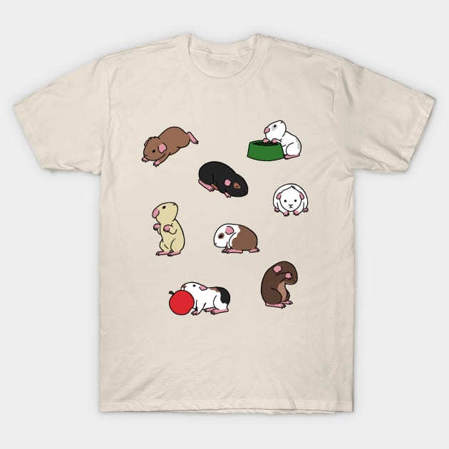 Guinea Pigs T-Shirt by Firestorm Fox